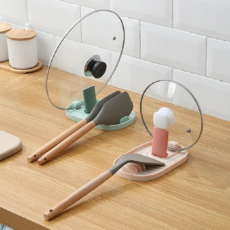 Folding Pot Lid Spoon Holder